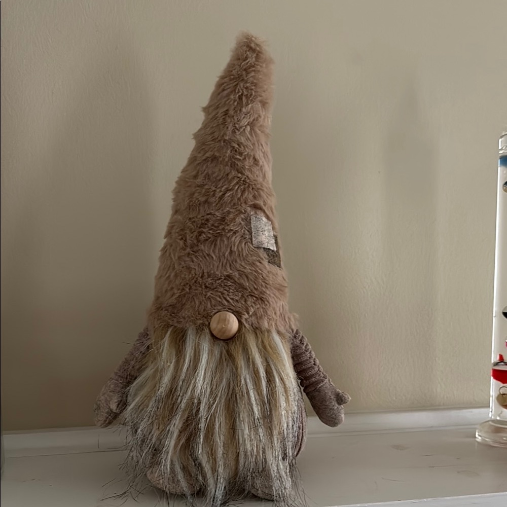 Brown Gnome Plush Decor